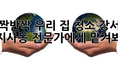 ✨반짝반짝✨ 우리 집 청소, 강서구 지사동 전문가에게 맡겨봐! 🏡
